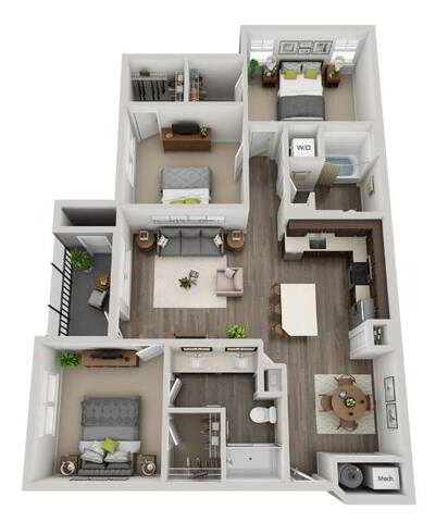 Floorplan C1 layout