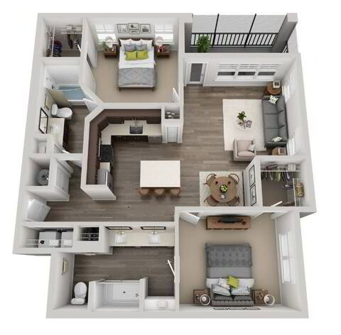 Floorplan B2 layout
